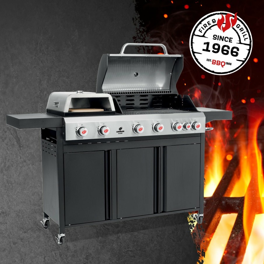 Grills LANDMANN | Gasgrill Caliano 6.1 Cook Mit Pizzaaufsatz