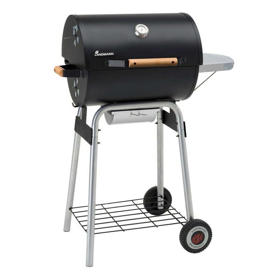 Grills LANDMANN | Holzkohle-Barrelgrill Cg-Iii-440Bk