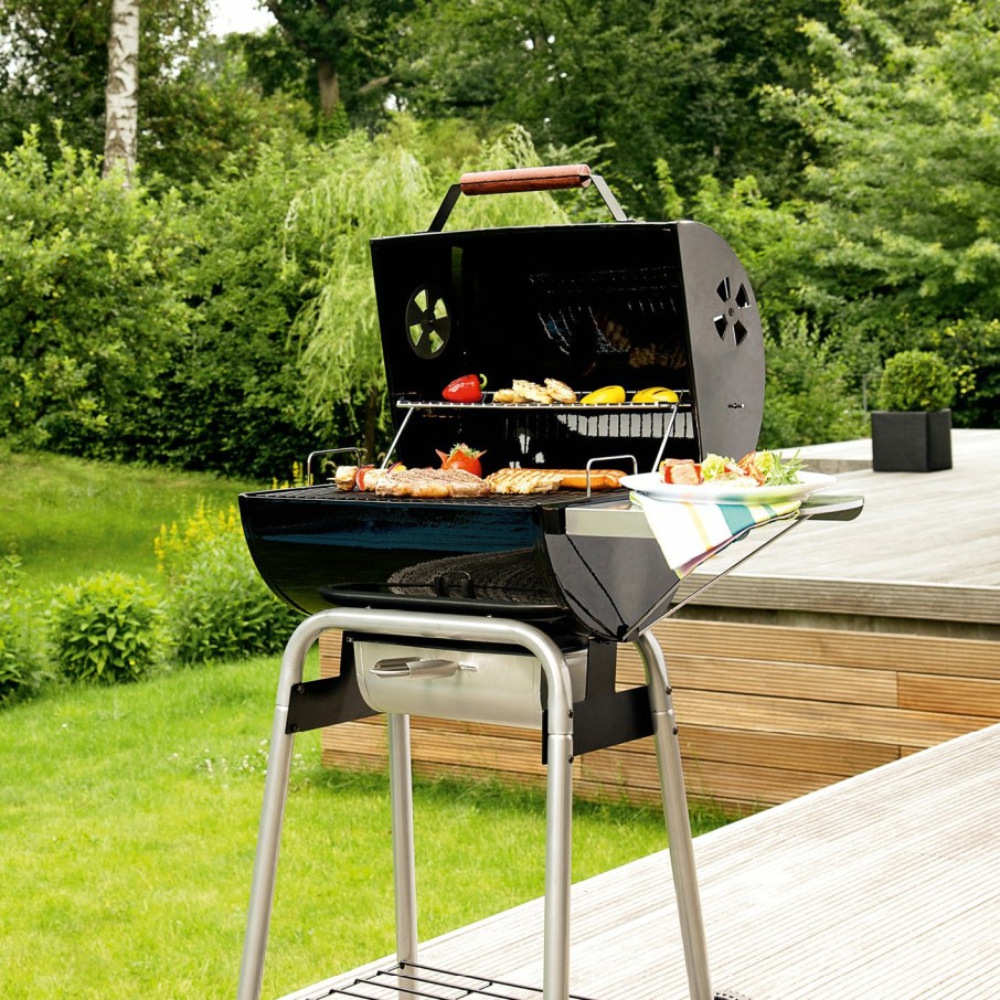 Grills LANDMANN | Holzkohle-Barrelgrill Cg-Iii-440Bk