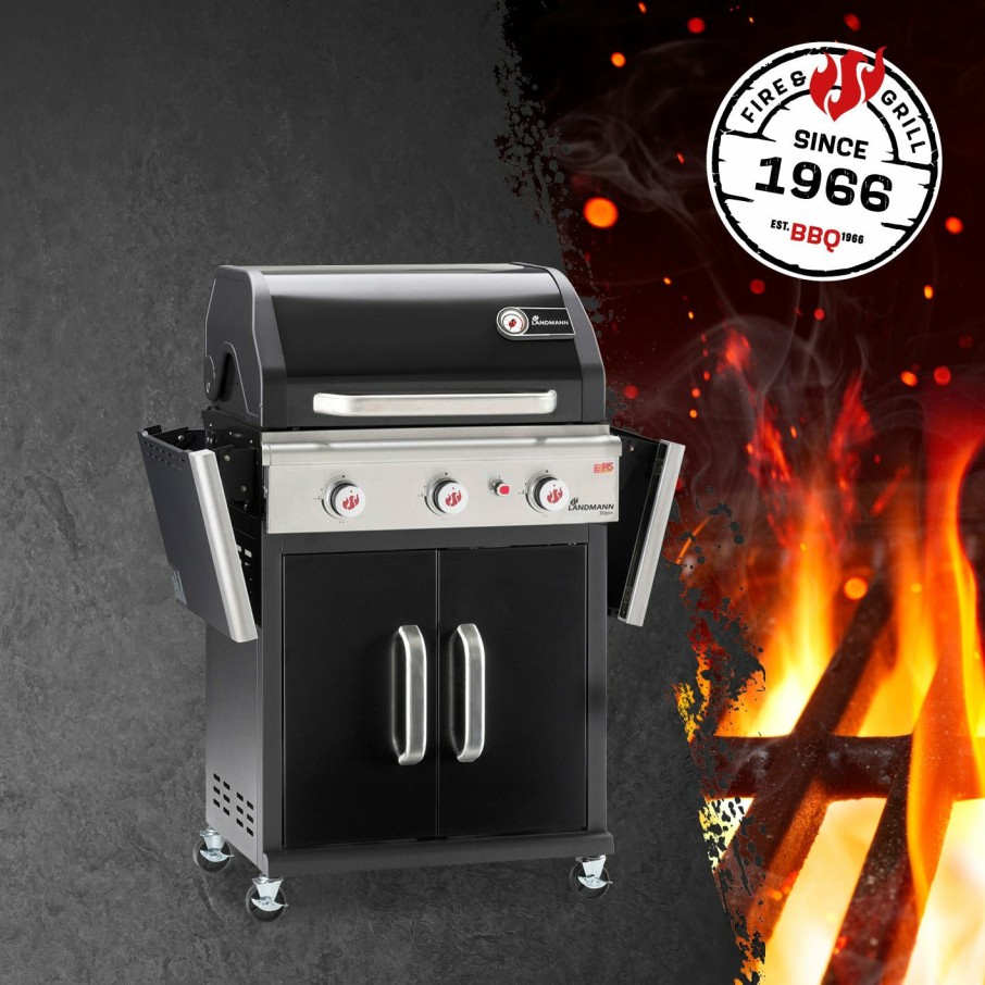 Grills LANDMANN | Gasgrill Triton 3.0 - Schwarz