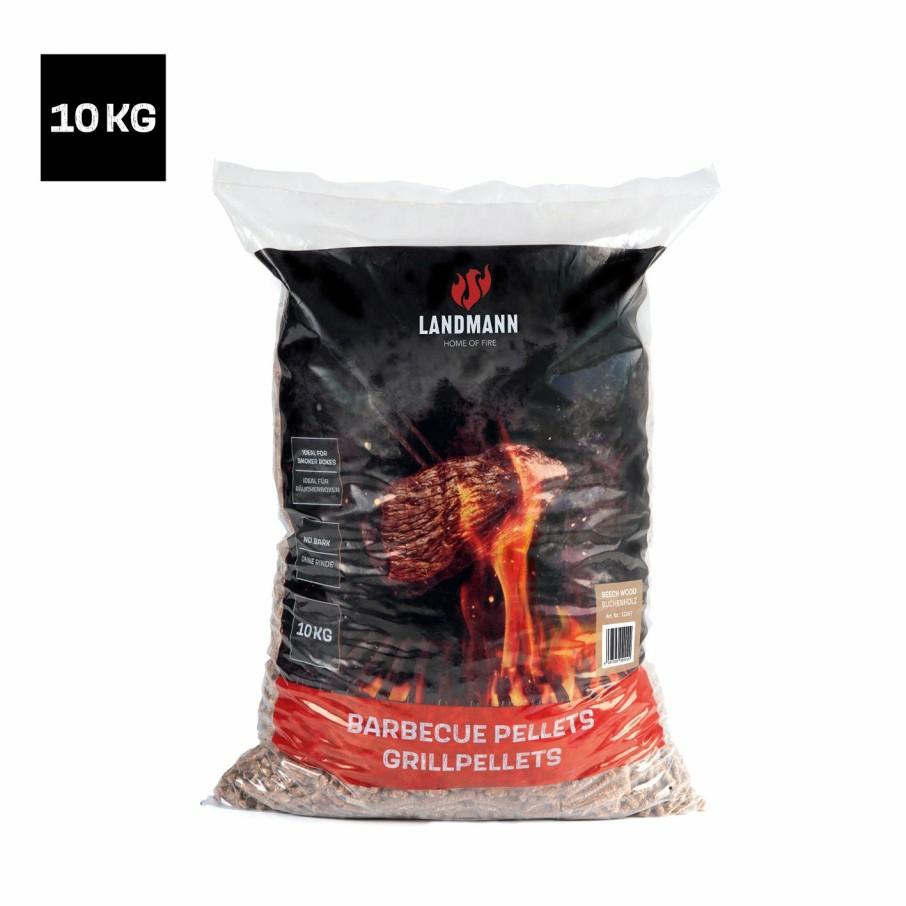 Zubehor LANDMANN Raucherzubehor | Grillpellets Buchenholz 10 Kg