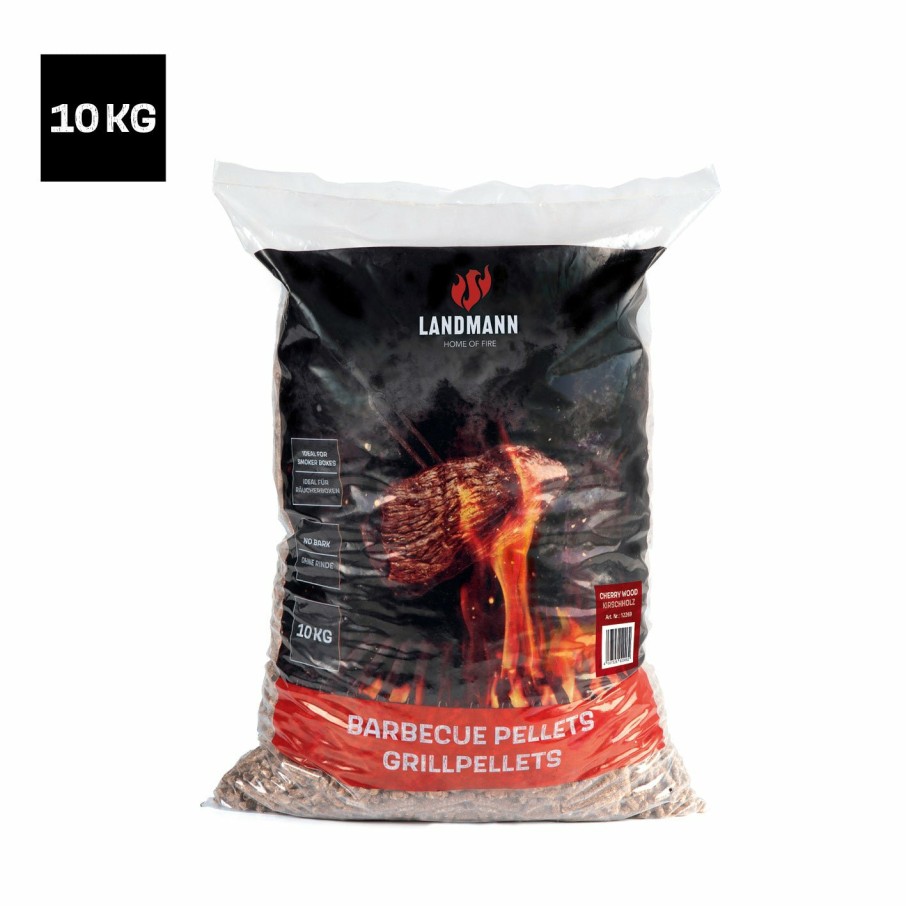 Zubehor LANDMANN Raucherzubehor | Grillpellets Kirschholz 10 Kg