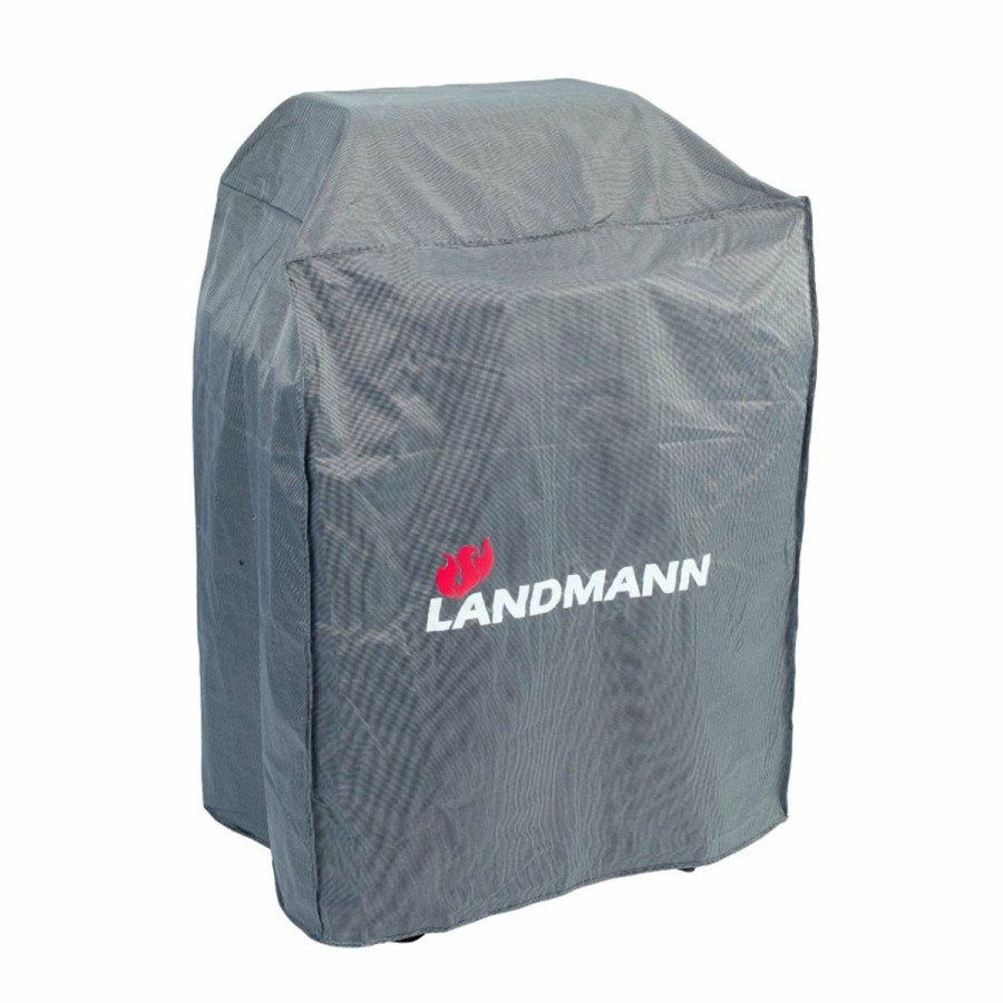 Zubehor LANDMANN Grillabdeckungen | Wetterschutzhaube Premium (55 X 117 X 90 Cm) - Grau