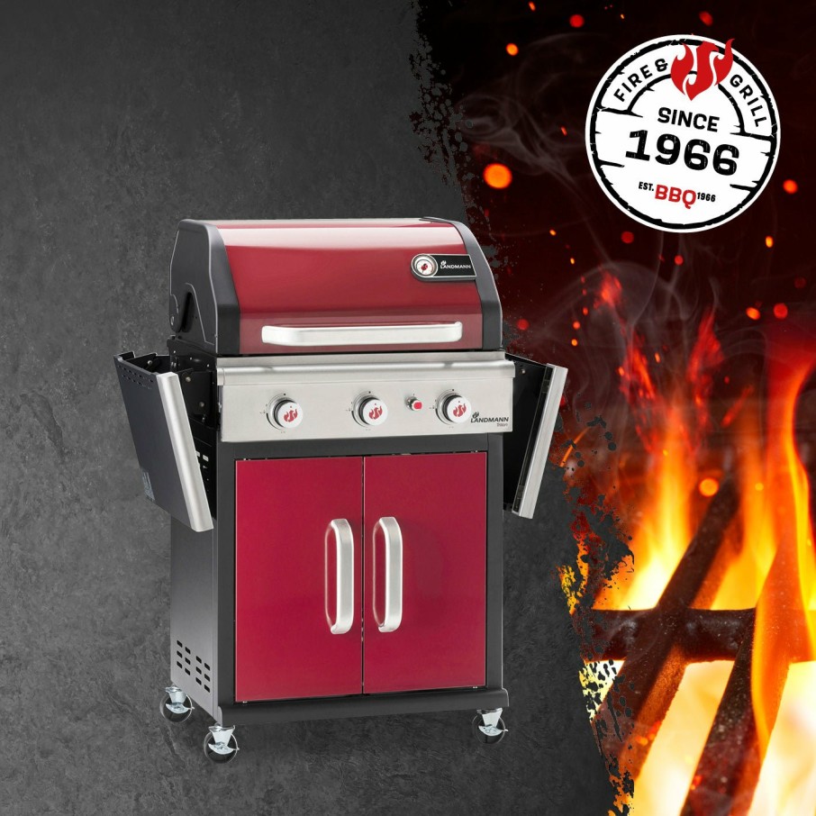 Grills LANDMANN | Gasgrill Triton 3.1 Cook - Bordeaux