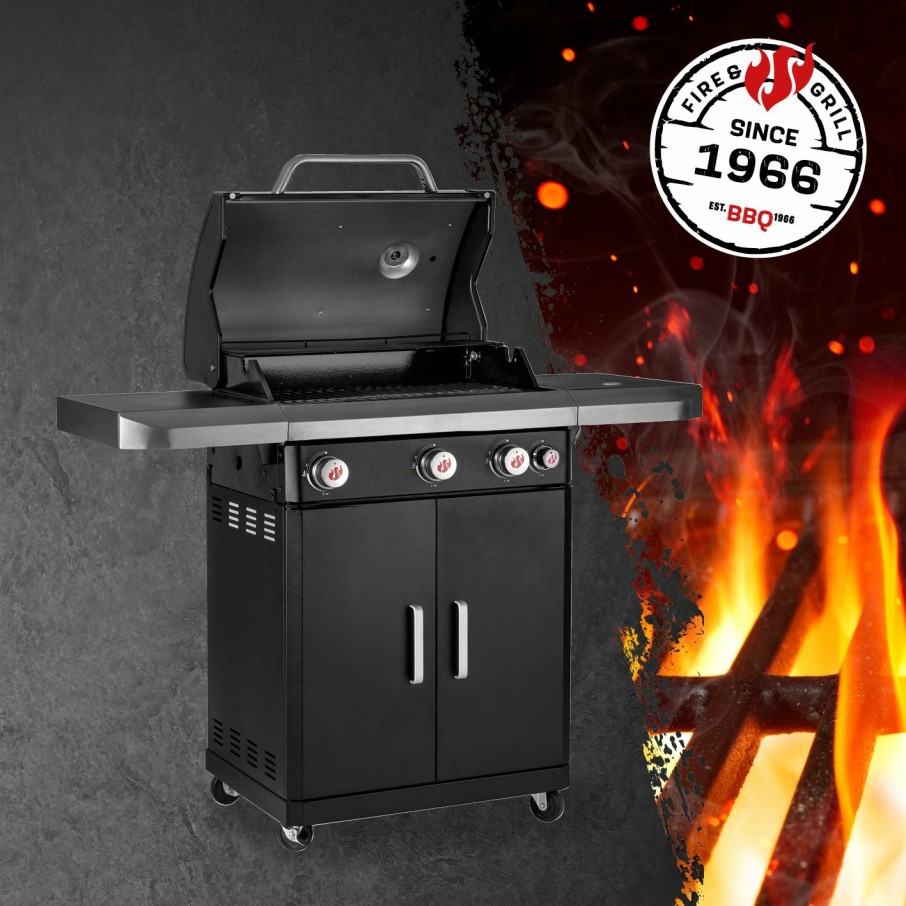 Grills LANDMANN | Gasgrill Rexon 3.1 Cook - Schwarz