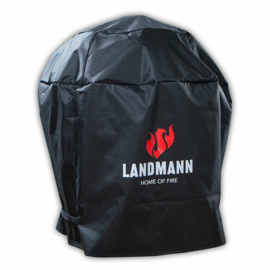 Zubehor LANDMANN Grillabdeckungen | Premium Wetterschutzhaube S (90 X 70 X 70 Cm) - Schwarz