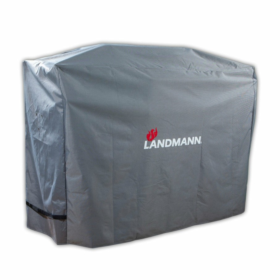 Zubehor LANDMANN Grillabdeckungen | Premium Wetterschutzhaube (62 X 148 X 120 Cm) - Grau