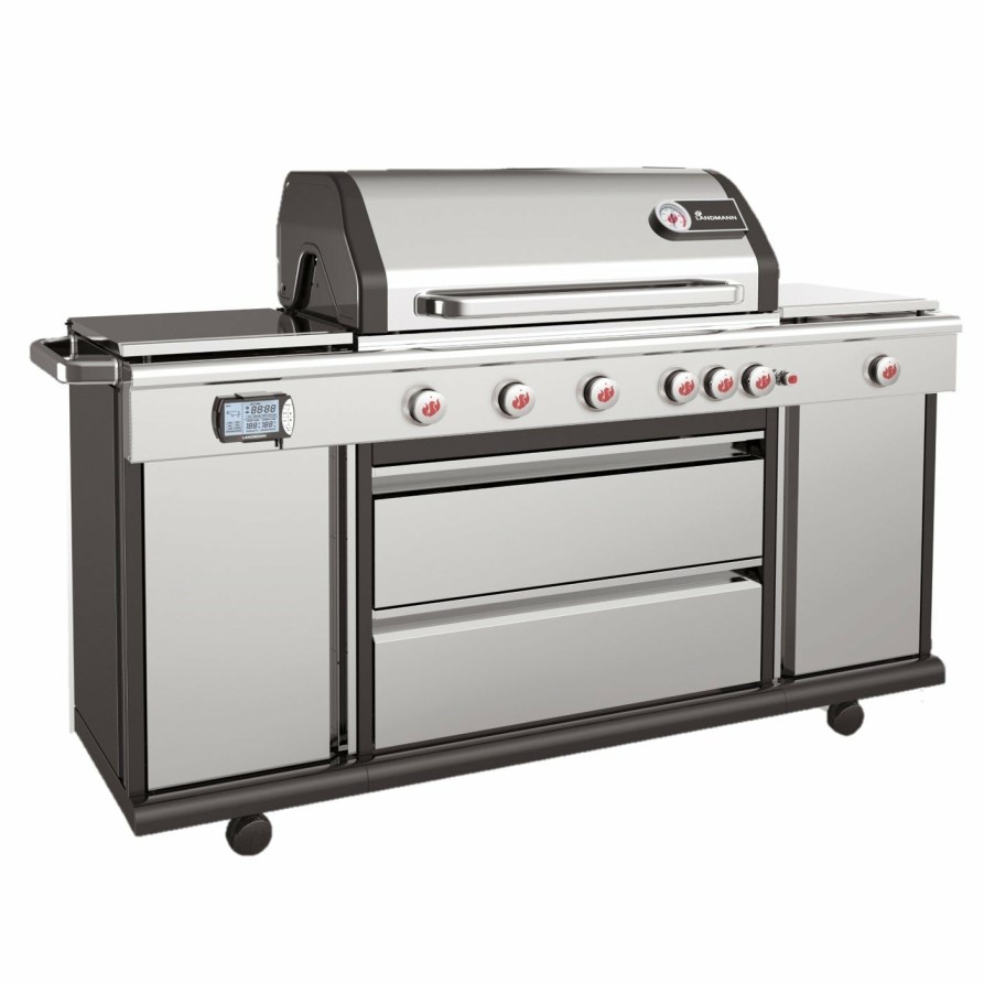 Grills LANDMANN | Gasgrill Triton 6.1 Maxx - 120 Cm - Edelstahl