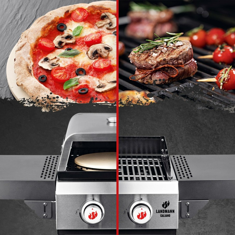 Grills LANDMANN | Gasgrill Caliano 2.0 Mit Pizzaaufsatz