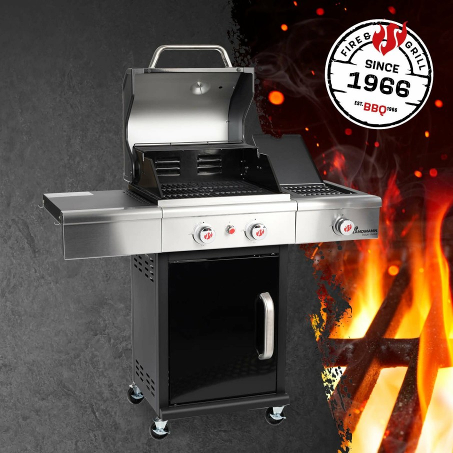 Grills LANDMANN | Gasgrill Triton 2.1 Maxx - Schwarz