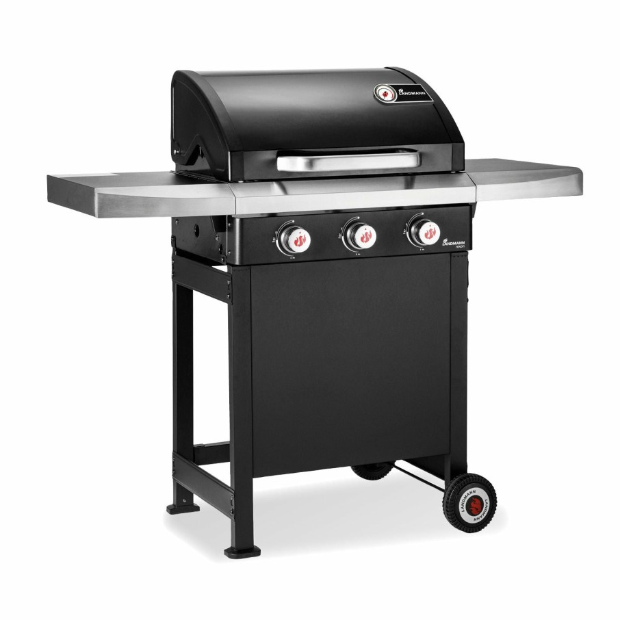 Grills LANDMANN | Gasgrill Rexon 3.0 - Schwarz