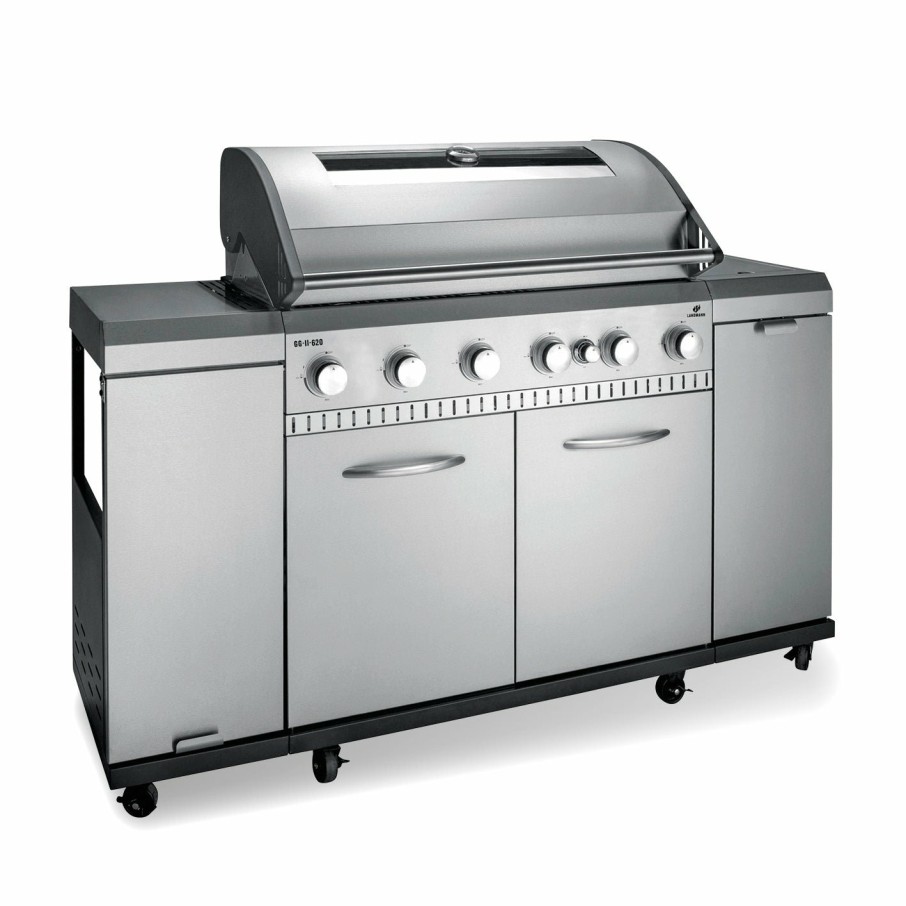 Grills LANDMANN | Gasgrill Rexon 6.1 Cook - Edelstahl